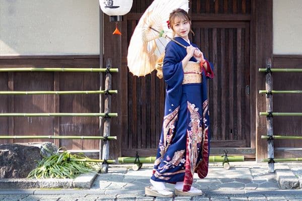 Furisode for coming-of-age ceremony