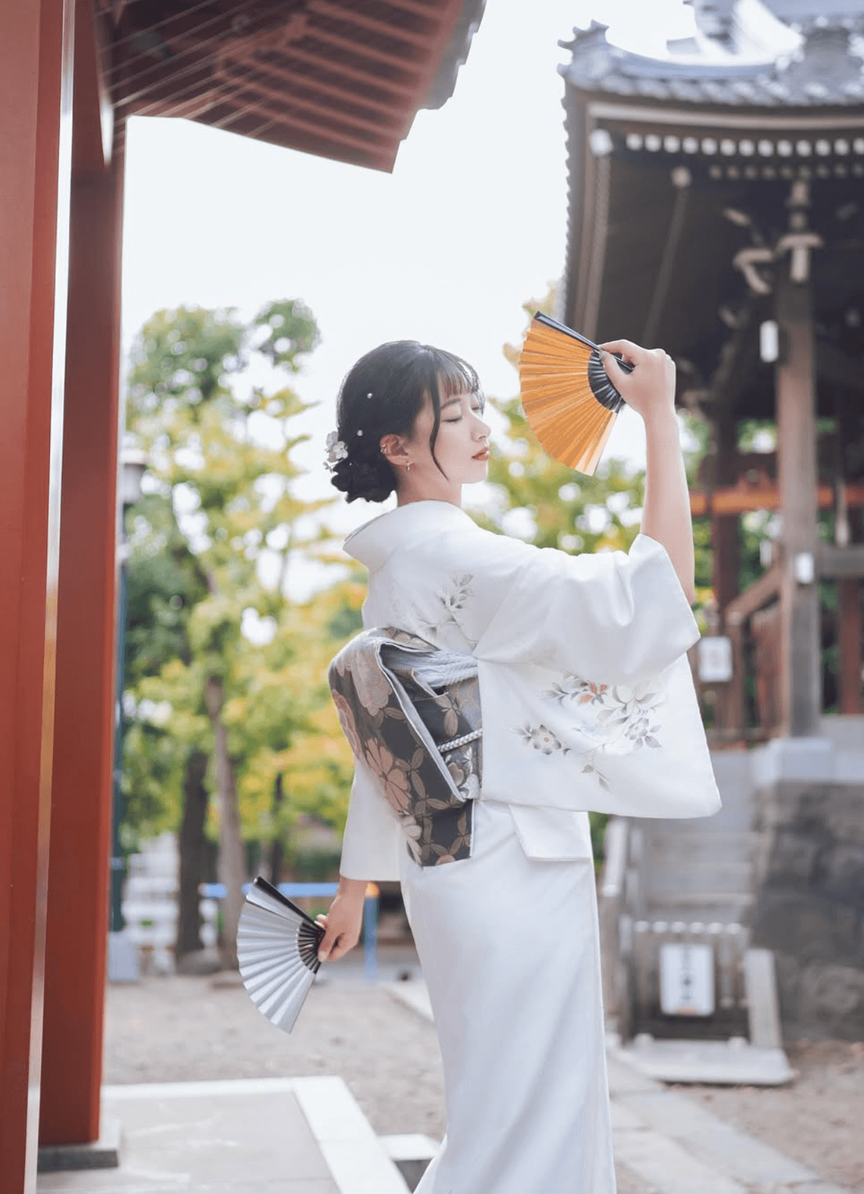 訪問着(含髮型)