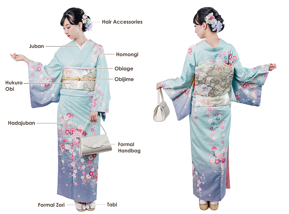 Houmongi Kimono Plan(included premier hair set)｜Kimono Miyabi【Asakusa ...